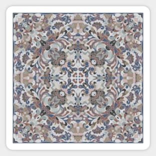 Arabic ornate square pattern Sticker